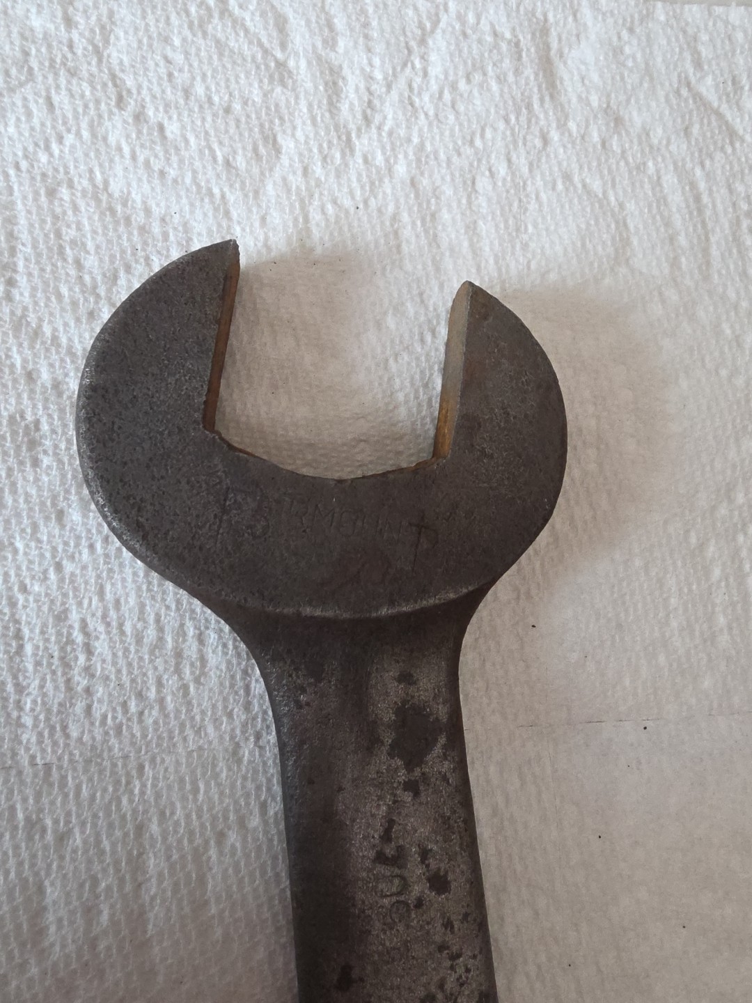 Fairmount Large 1-5/8″ Open End Engineers Wrench 13.5″ Long Vintage Made In USA