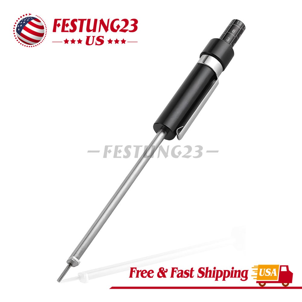 Brake Pad Measure Tool Thickness Gauge w/ Scale Car Detection Pen Base Plate 6mm