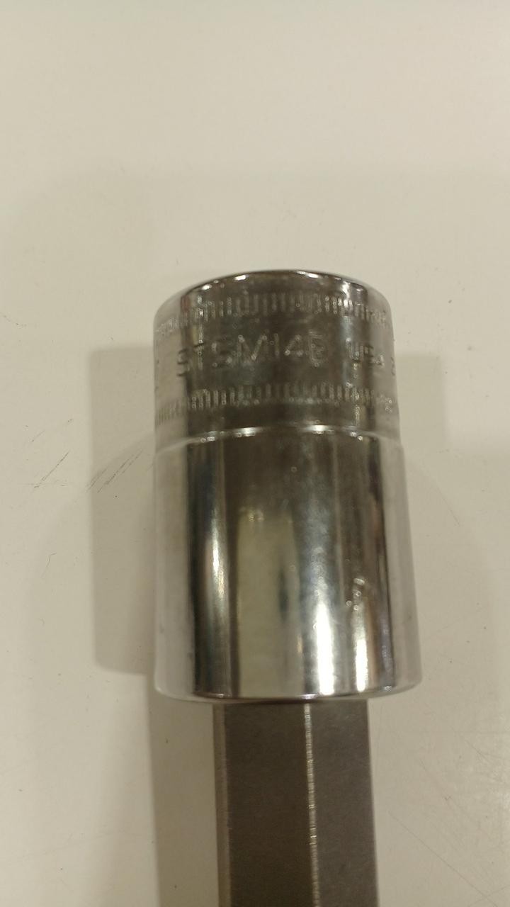 Snap-on STSM14E 1/2″ Drive Metric 14 mm Standard Triple Square Bit Socket Driver