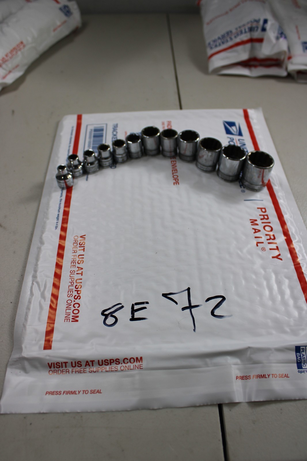 Snap on 12 PC 3/8″ Drive 12 PT Shallow Socket Set 1/4- 7/8 Chrome Finish