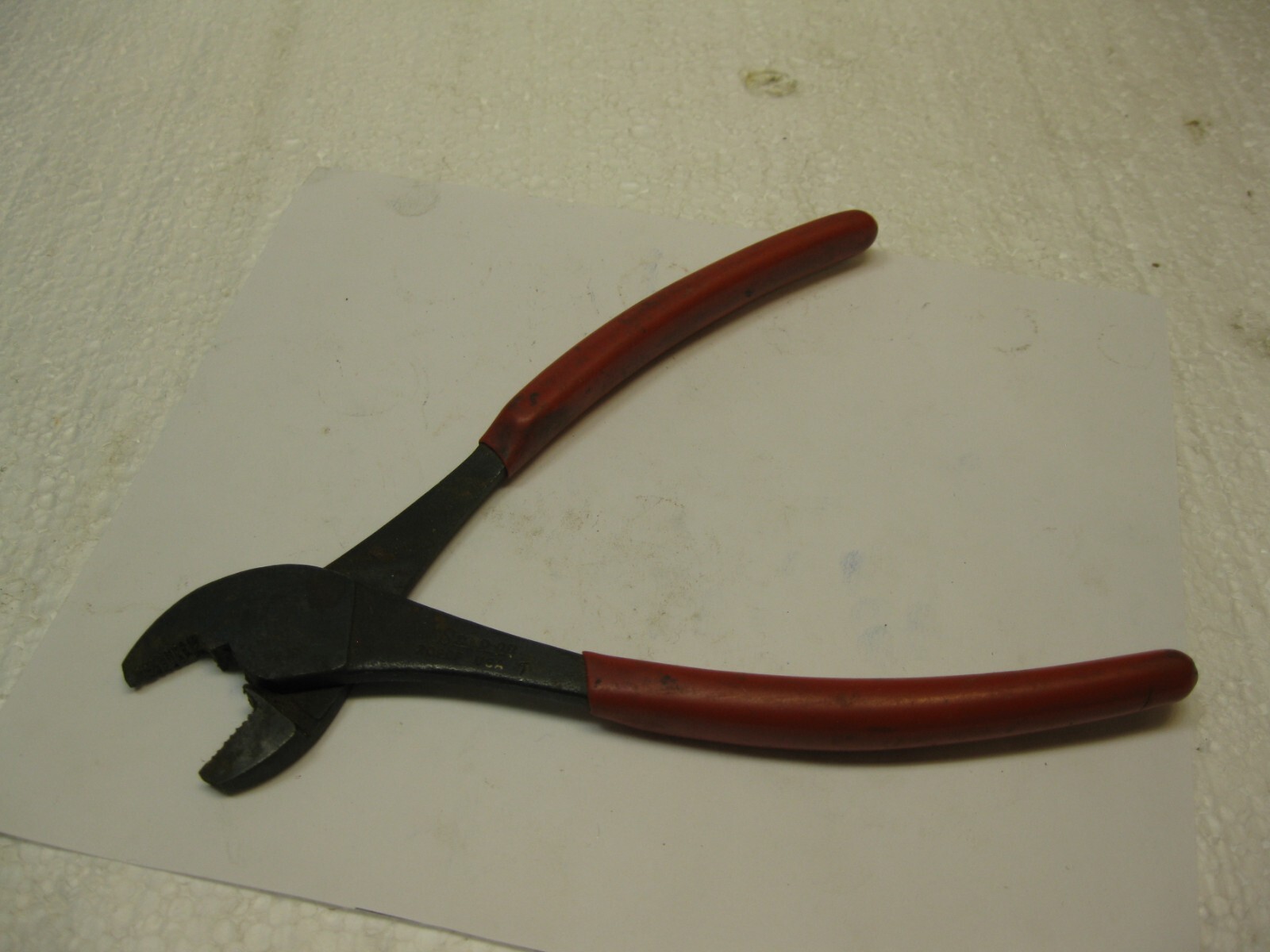 Snap-on tools USA 208CP Battery Bolt Pliers Side Mount Angle Nose Offset Nice!