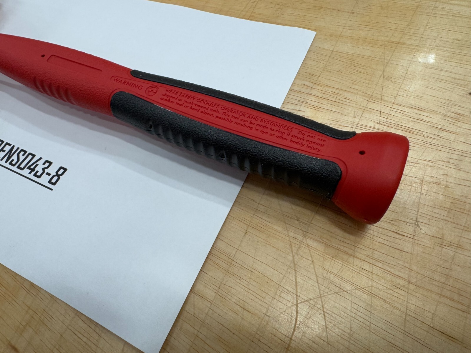 Snap-on Tools USA NEW RED 56oz / 1550g Soft Face Dead Blow Hammer HBFE56