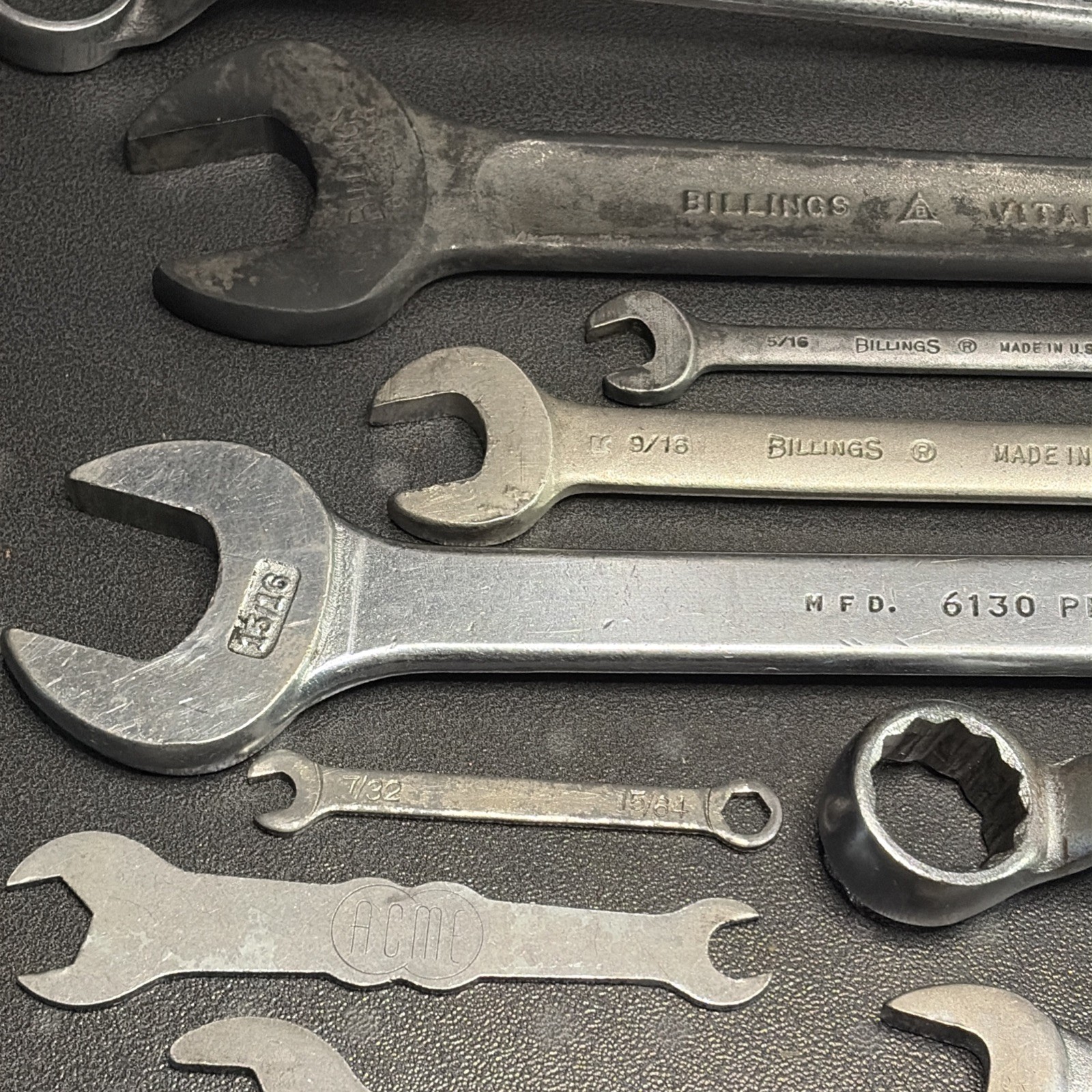 Lot Of 34 Wrenches Penes Corp, Armstrong, Tri-Fit, Krauter, Billings