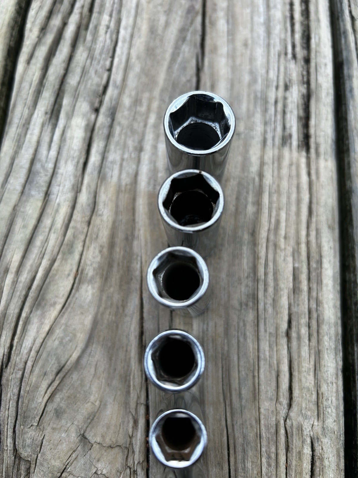 10-Piece SAE Deep Socket Set,1/4 Drive,6PT 3/16-9/16 with 1/4 Socket Driver