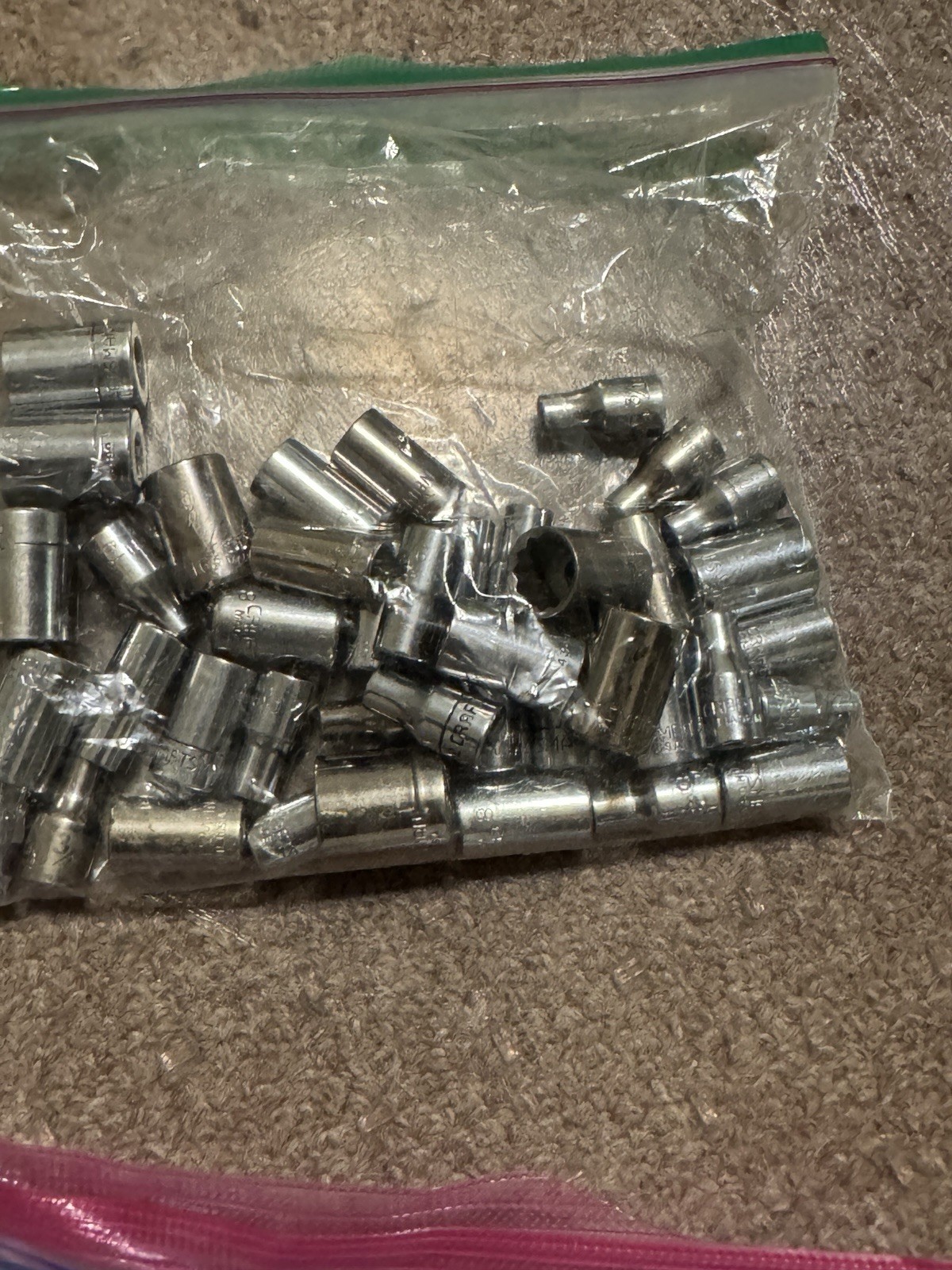 Craftsman Socket Variety 124 pieces in total, include 9 deep sockets and swivel