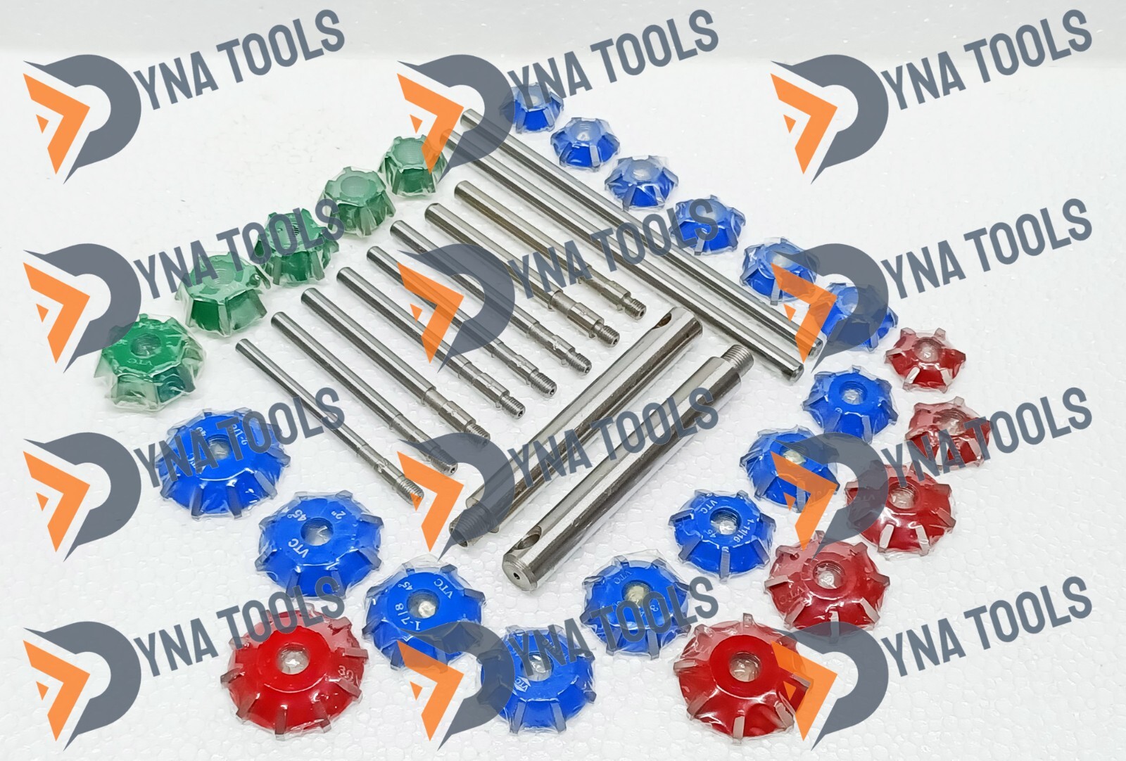 New Motorcycles 3 angle Valve Job Seat Cutter Set Carbide Tipped Best Quality