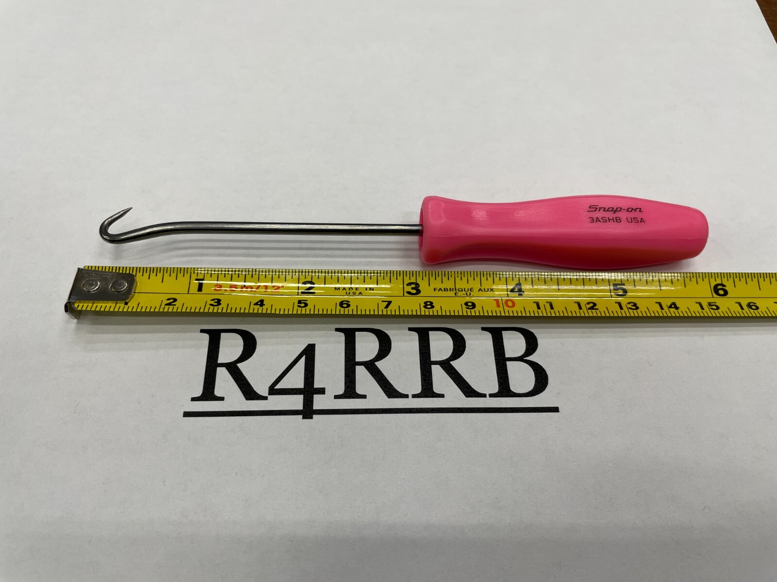 Snap-on Tools USA NEW Classic PINK Mini Hard Handle Hook Pick 3ASHBPK
