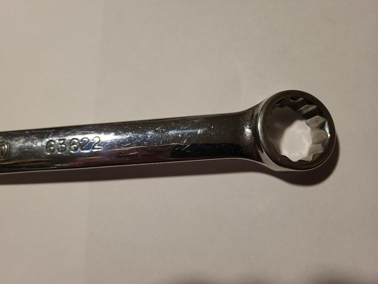 22mm KD Combination End Wrench – Part Number 63622 – Made in USA