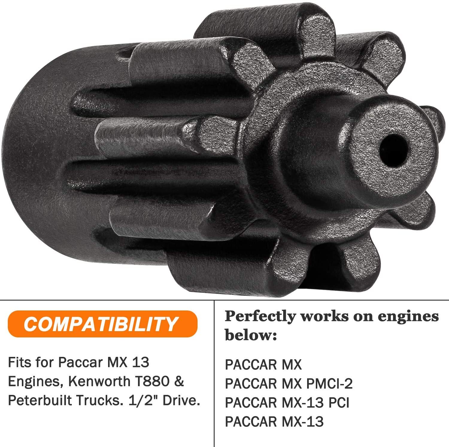 Engine Barring Tool MX 13 for Paccar Kenworth T880 Flywheel Cranking Turning