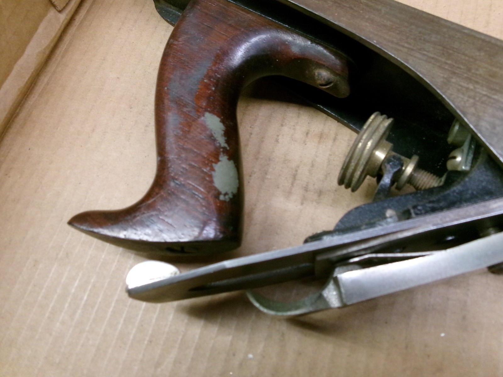 Vintage Stanley BAILEY Hand Plane No. 5 Woodworking Tool Corrugated Bottom