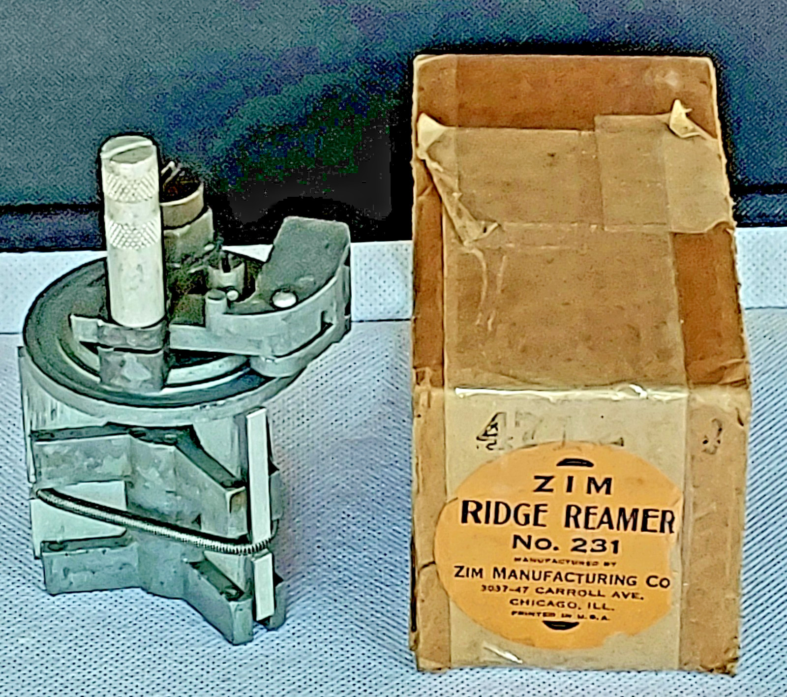 Vintage ZIM Ridge Reamer – Engine Motor Cylinder Bore Step Removal No. 231