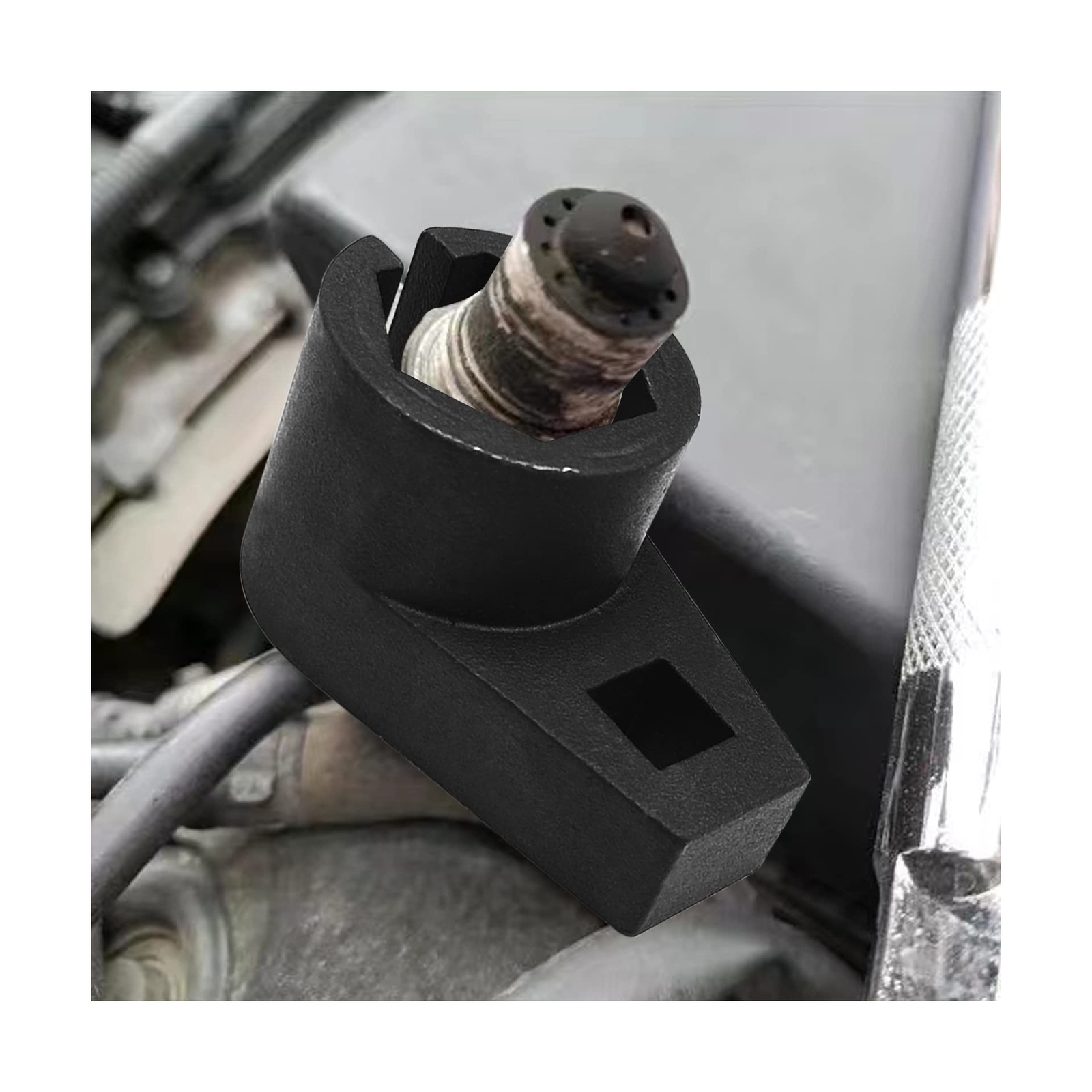 Offset Oxygen Sensor Socket, 3/8-Inch Drive, 7/8-Inch (22mm), Wire Gate Acces…