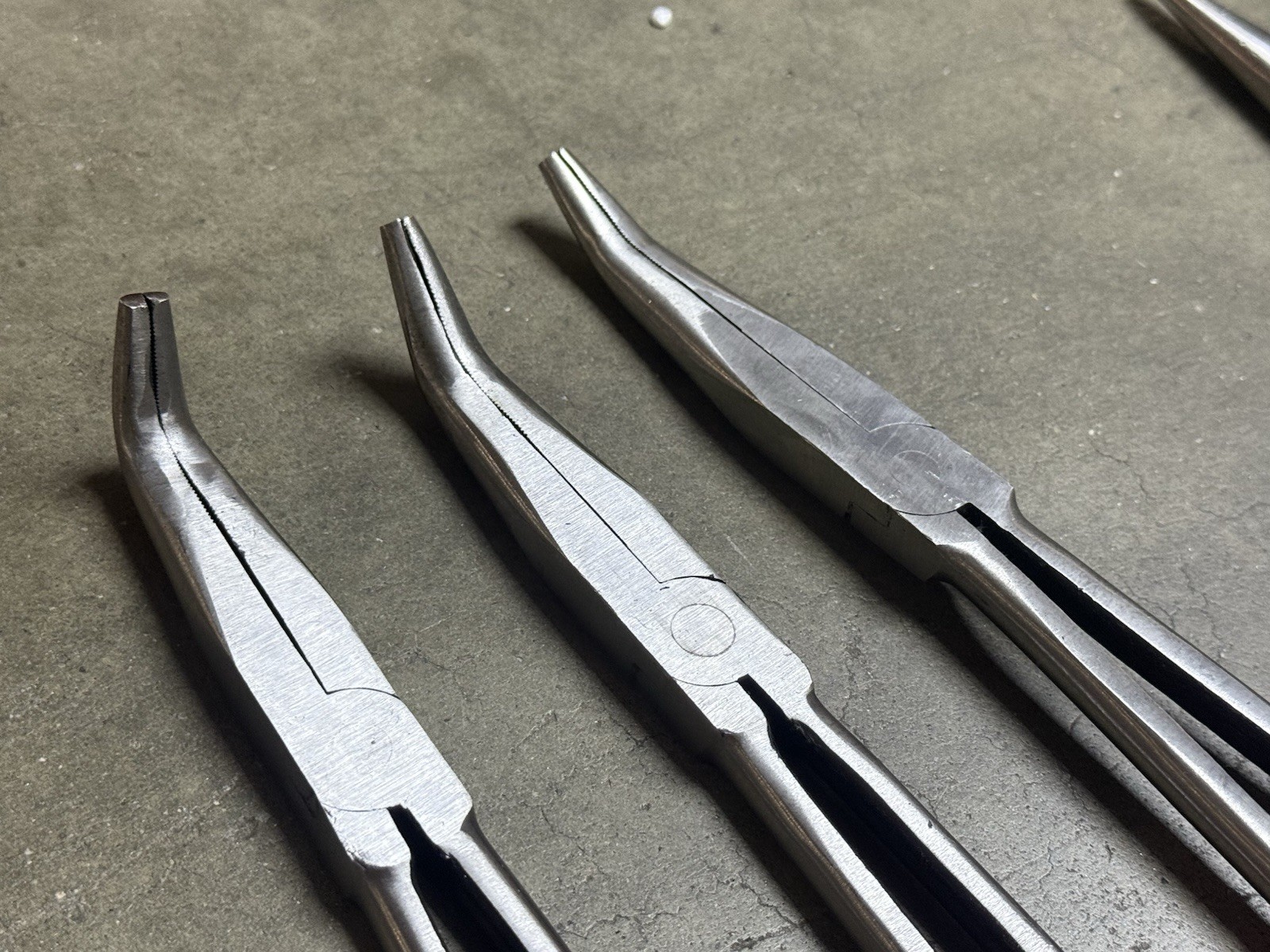 9pcs 11″ Long Nose Plier Set Long Reach Circle Bent Needle Nose Diagonal Cutter