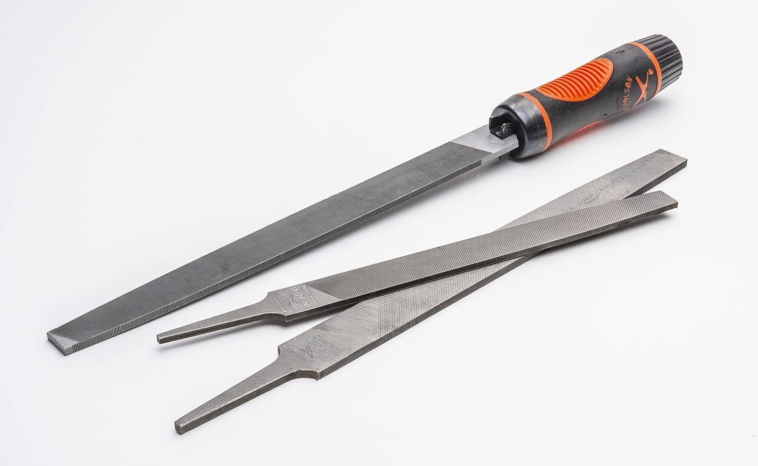 Versatile Crescent Adjustable Tool Handle with Quick-Adjust Knob for Easy Files