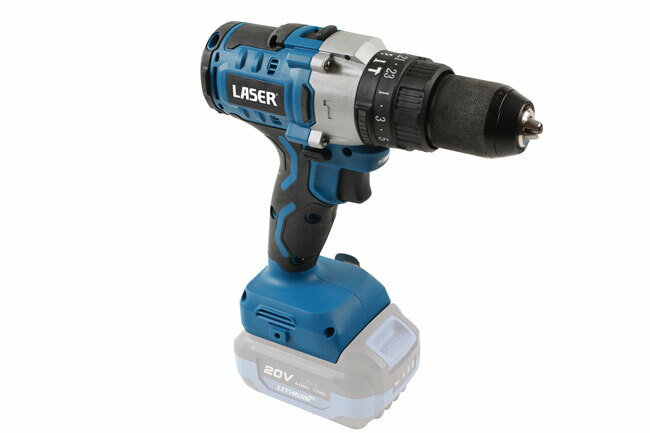 Laser 68010 Cordless Angle Grinder 20V Kit