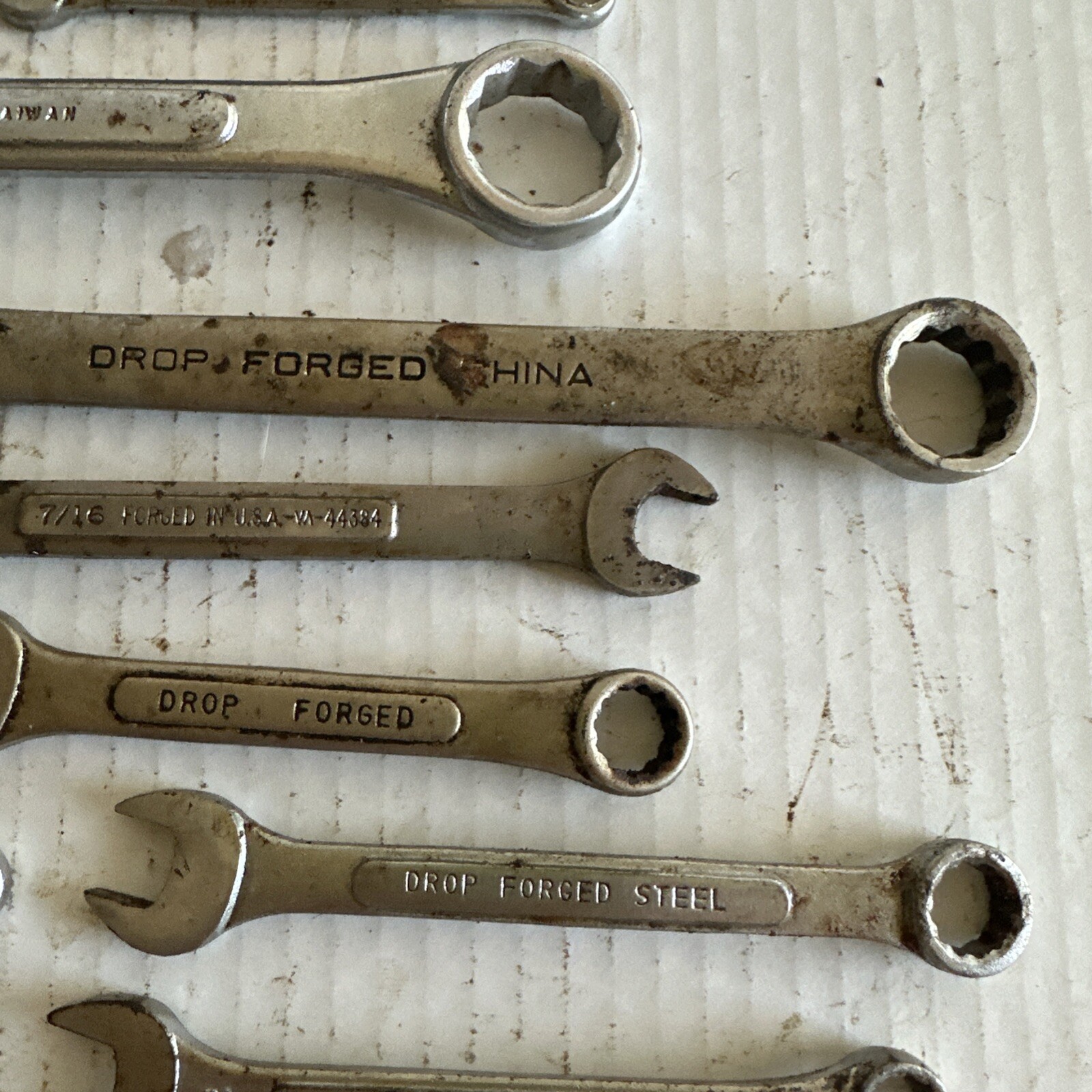24 combination wrenches standard OPEN / BOXED ends DOUBLES Tatools Durabuilt vgc