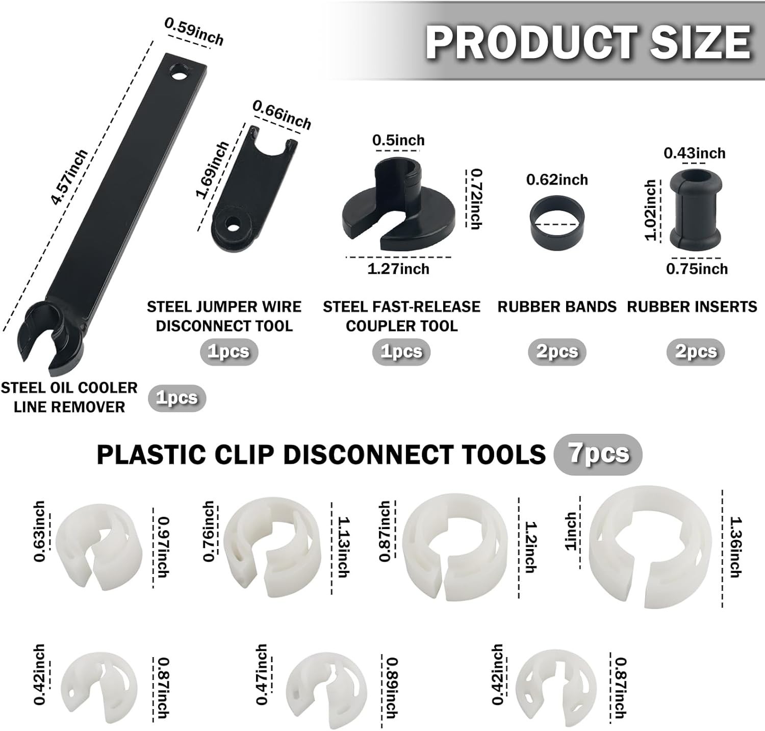 25PCS Set,Multiple Types Fuel Line Removal Tool Kit for Automotive Lines Quic…