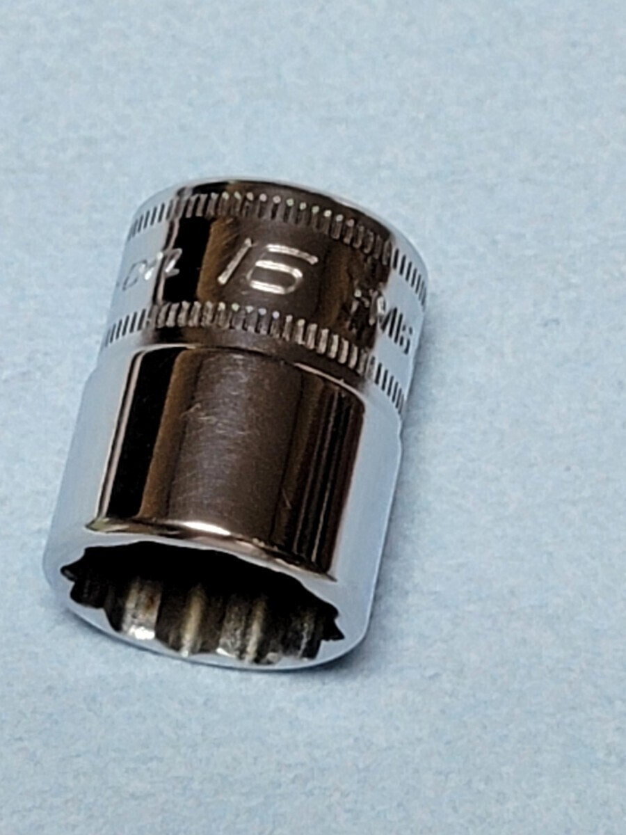 Snap-on FM16 3/8″ Drive 12-Point Metric 16 mm Shallow Socket 28.6mm Length