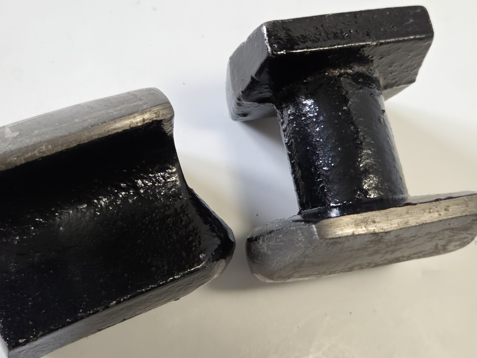 (2) Auto Body Dollys Hand Anvil Unbranded