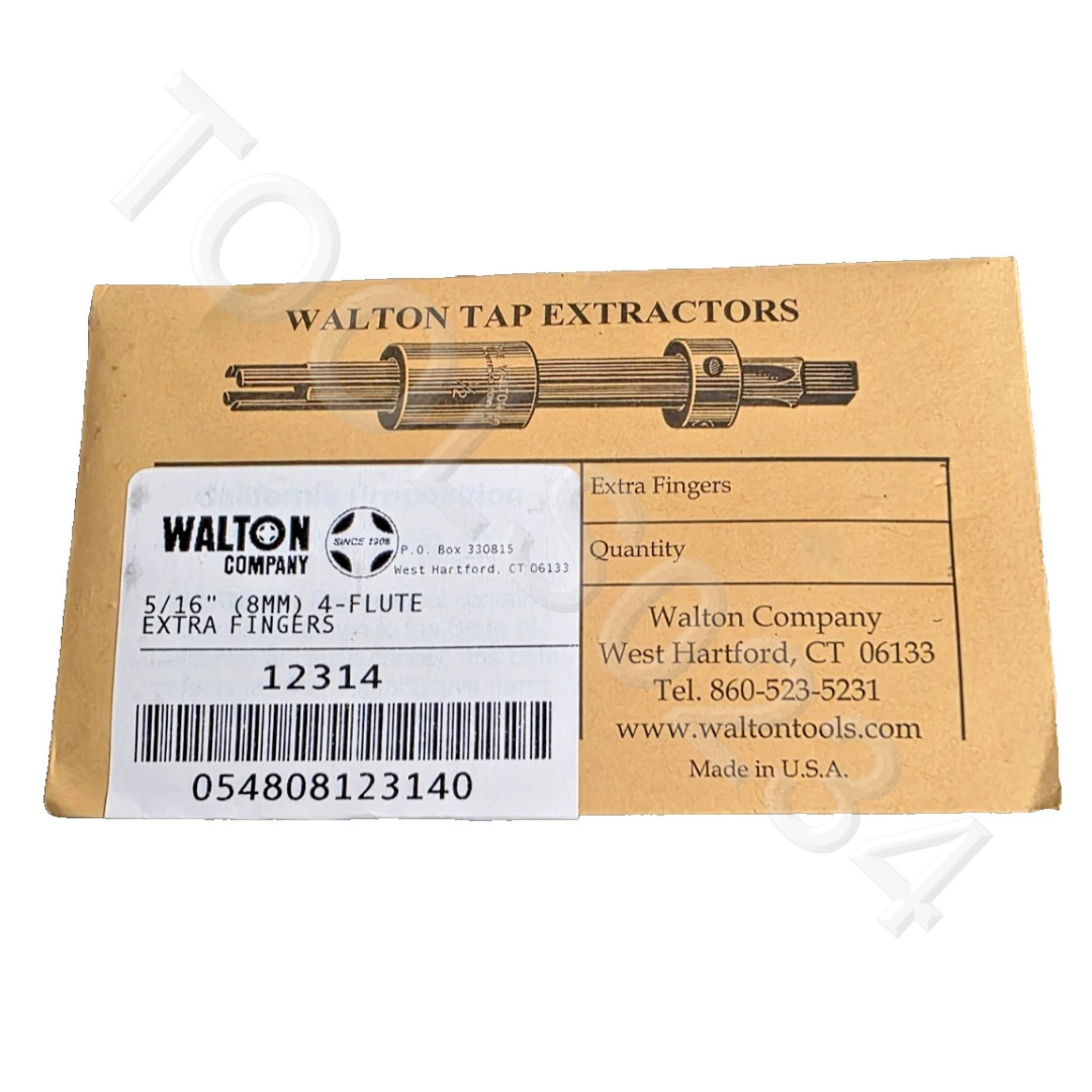 5/16″ 4 Flute Walton 12314 Tap Extractor Replacement Fingers USA set of 4