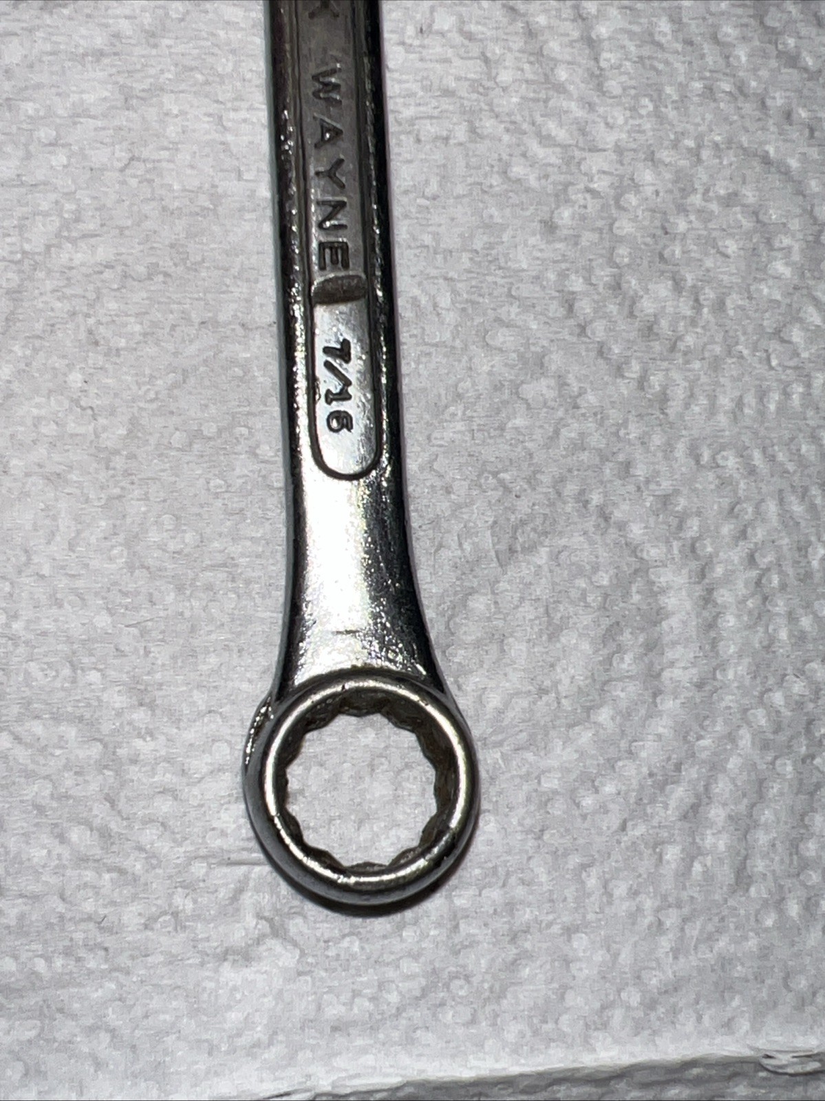 Vintage S-K Wayne C-14 7/16in SAE 12 PT Combination Wrench Vintage SK USA