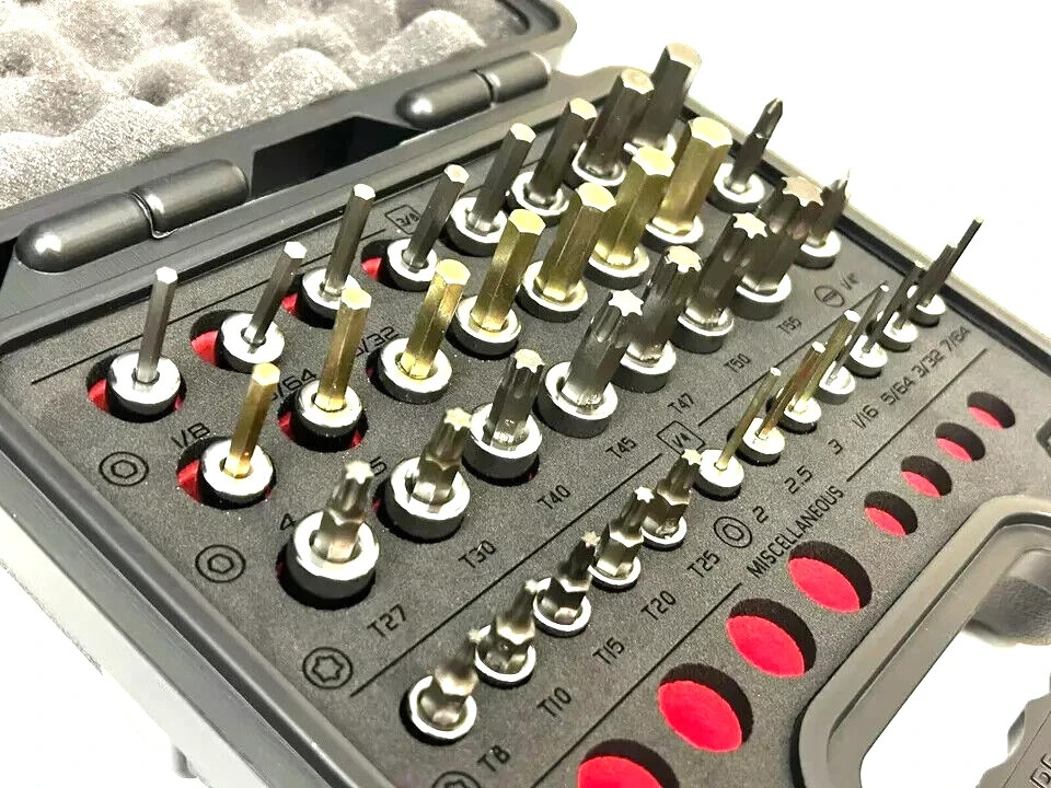 Snap-on 36pc 1/4″ 3/8″ Drive Metric / SAE Allen + Torx Socket Set 236EFSFR NEW