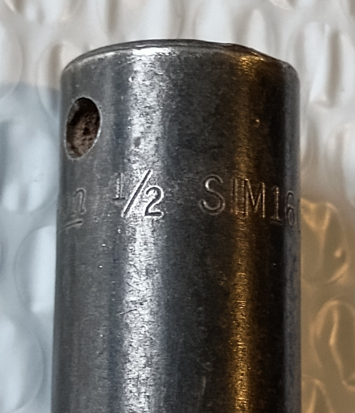 SNAP ON SIM160, 1/2″ DRIVE, 1/2″ IMPACT SOCKET, 3.2″ DEEP/HIGH, 6 POINT.