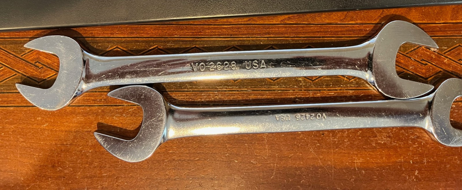 SNAP-ON UNDERLINE VO SERIES SAE DOUBLE OPEN END WRENCH SET 1″ TO 1/4″ 12 PC