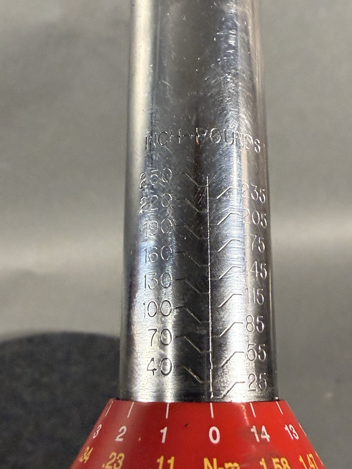 KD Tools 3459 1/2″ Drive 25-250 ftlbs Click Torque Wrench Micrometer Made in USA
