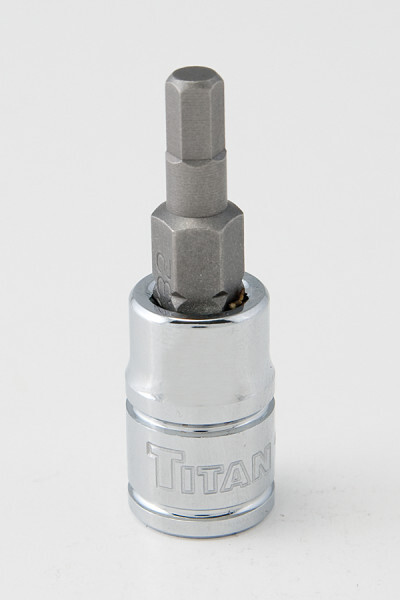 Titan 15655 1/4-Inch Drive 5/32-Inch Hex Bit Socket