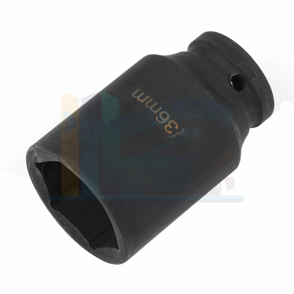 9pcs 1/2- Inch Drive Deep Impact Socket Set Metric Axle Hub Nut Socket 29-38mm