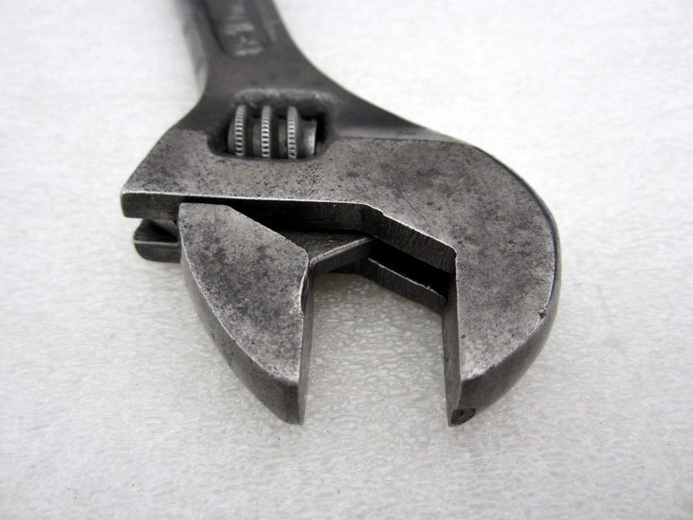 Vintage Crescent 8″ & 10″ Double Adjustable Wrench 8-10 Made in USA