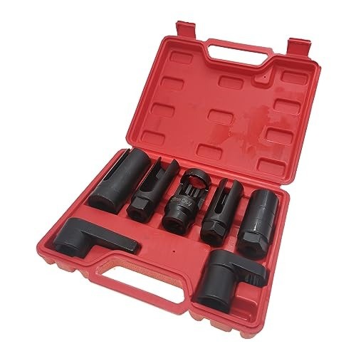 7 Pcs O2 Sensor Removal Tool Kit – Fits All Vehicles with Multiple Sizes