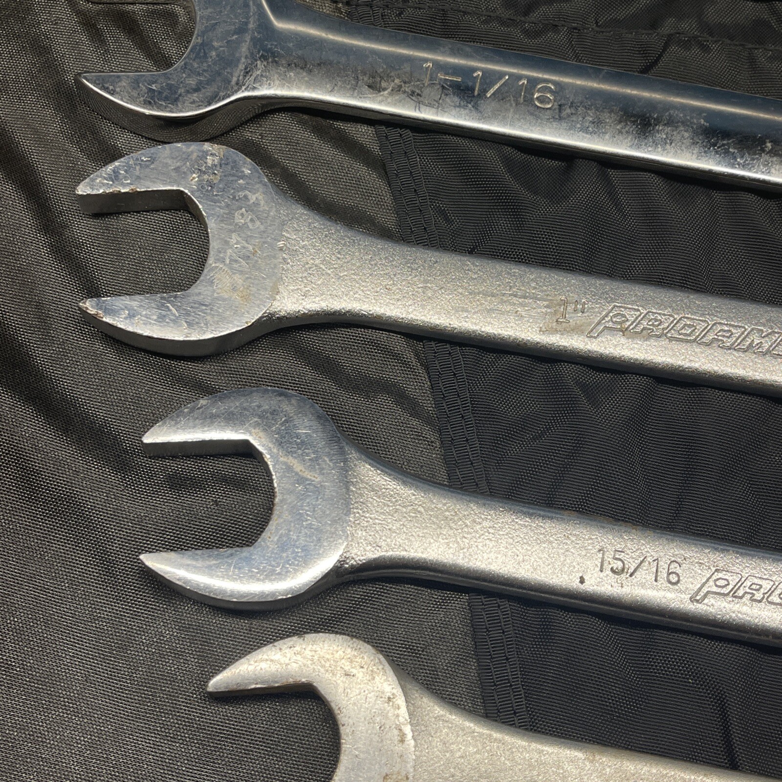 15 Piece Proamerica USA SAE 12 Point Combination Wrench Set 1/4 – 1-1/8 + Roll