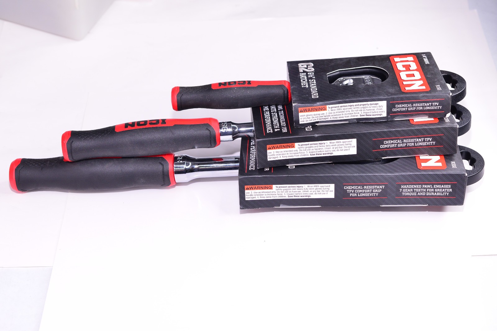 New ICON G2 Series 1/2″ & 3/8 & 1/4″ Drive R3SG R2SG R1SG Ratchet Set 70435