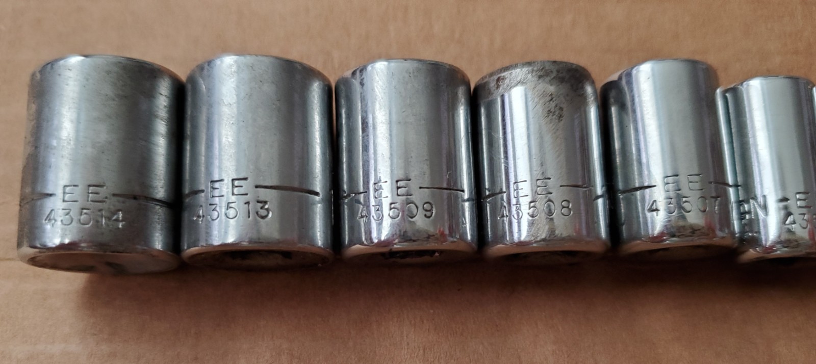 Craftsman 1/4” Drive SAE & Metric 6-Point Sockets 43492 – 43480, 43501 – 43514