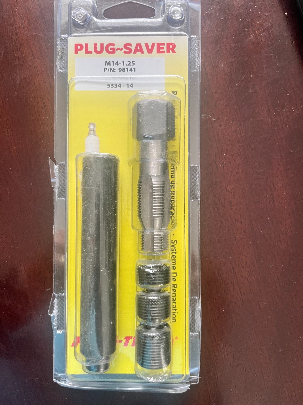 PLUG-SAVER 98141 M14 – 1.25 SPARK PLUG REPAIR KIT 5334-14