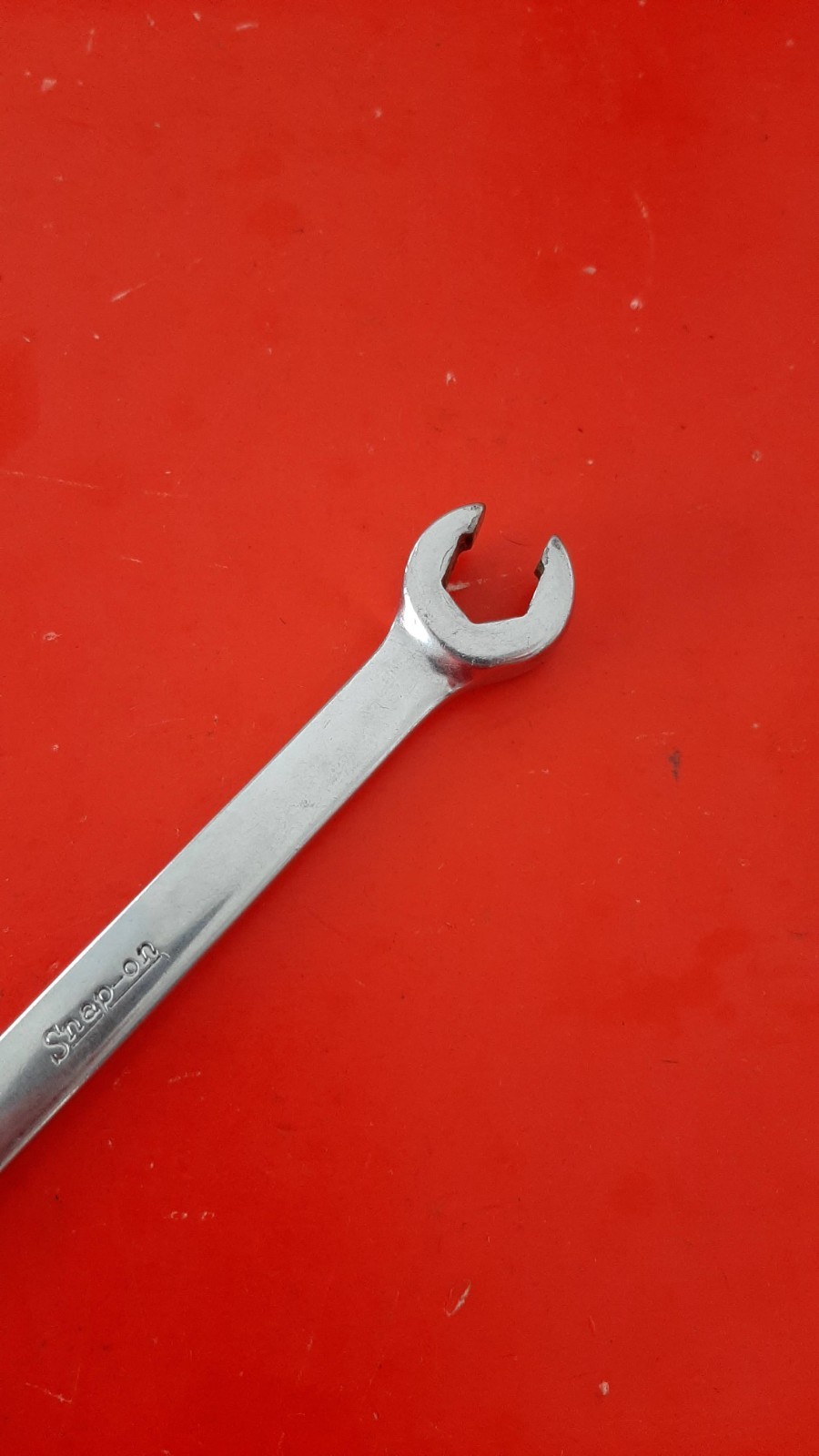 Snap-on Tools RXS14 7/16″ Flare Nut Line Combination Wrench 6pt Point Engraved