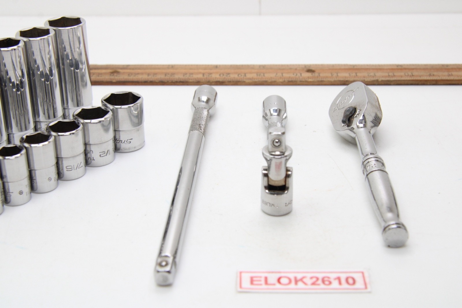 Snap-on 144TMPB 44 Piece 1/4″ Drive 6-Point Metric/ SAE General Service Set USA