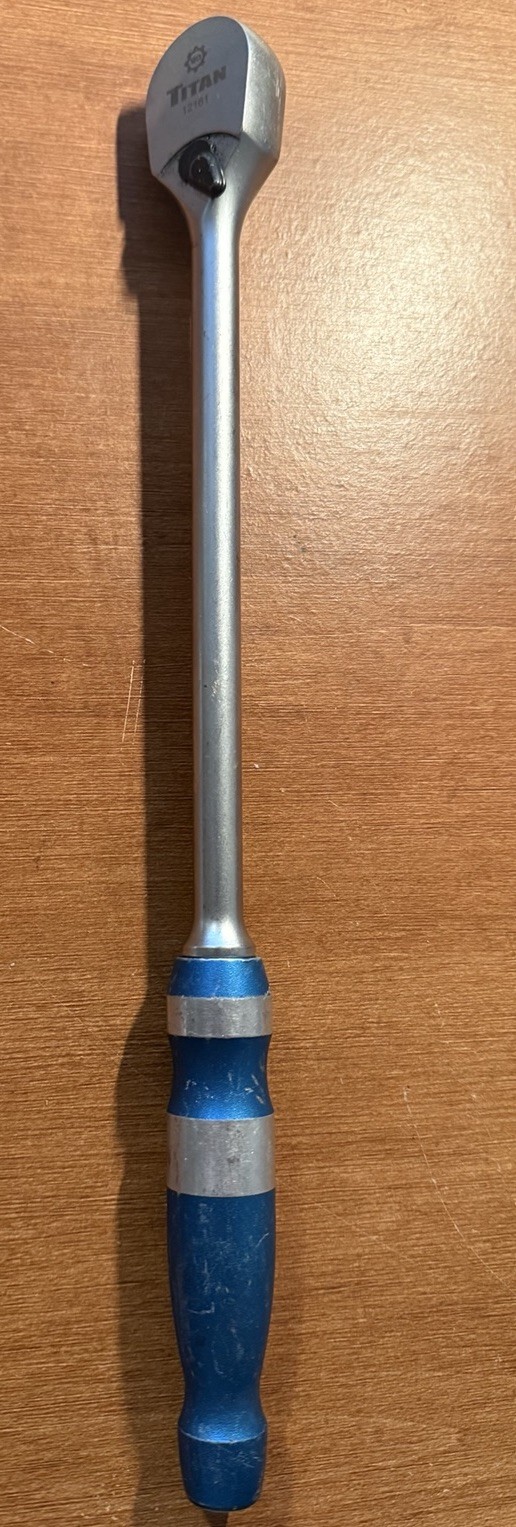 Titan 12161 3/8” Drive 12” Sealed Head Ratchet 90 Tooth Long Handle