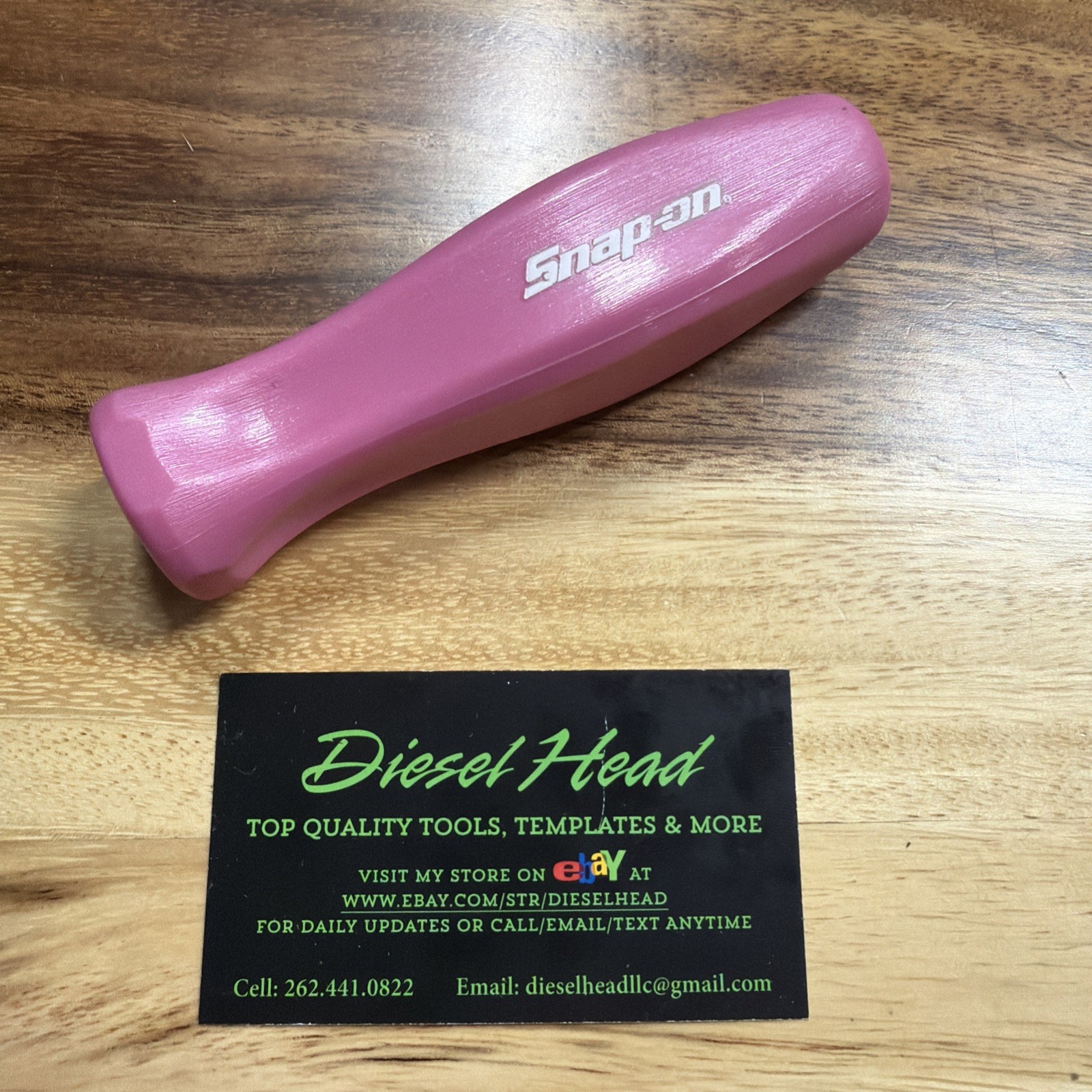*RARE* Snap On Tools PEARL PINK 1/2″ Drive Hard Grip Flex Head Ratchet SHD80