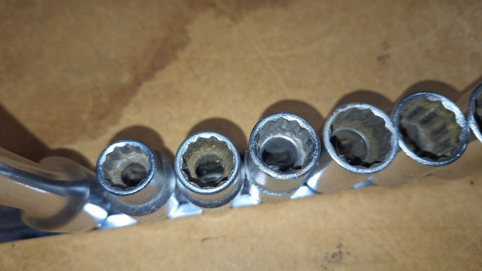 Wright Tools USA 15 Piece 1/2 Drive Ratchet Socket Set N71 N16 N12 7/16 To 1-1/8