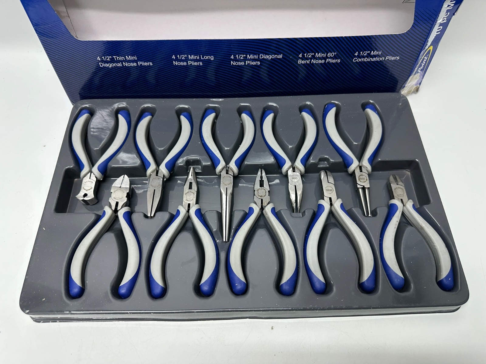 Blue Point by Snap On 10 Piece Mini Plier Set BMPL1000