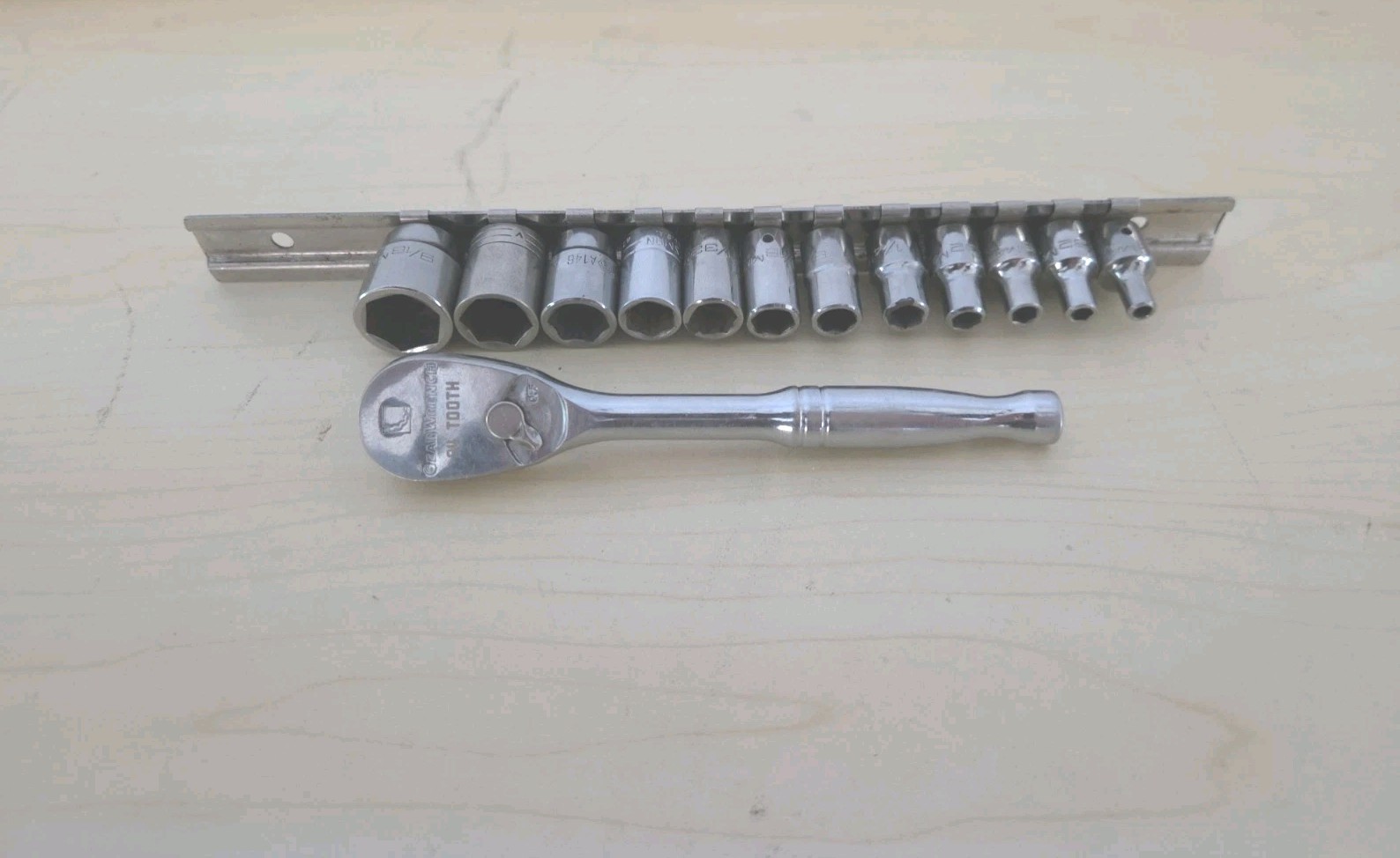Matco Silver Eagle USA ¼» Drive Socket Set Gearwrench 84 Tooth Ratchet 81011F