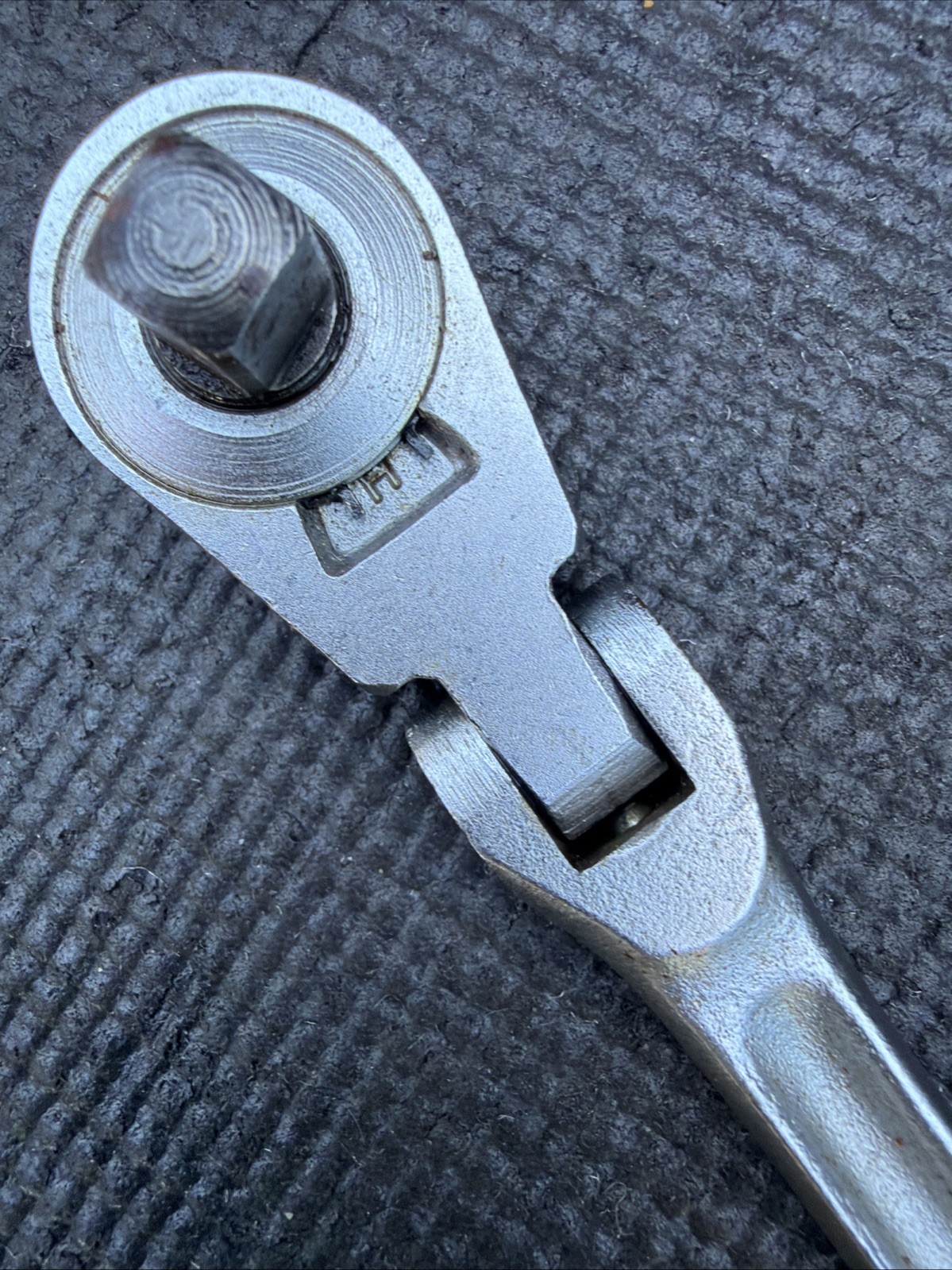 Sears Craftsman USA 3/8” Hourglass Flex Head Ratchet 42793 V Series Rare 11.5”