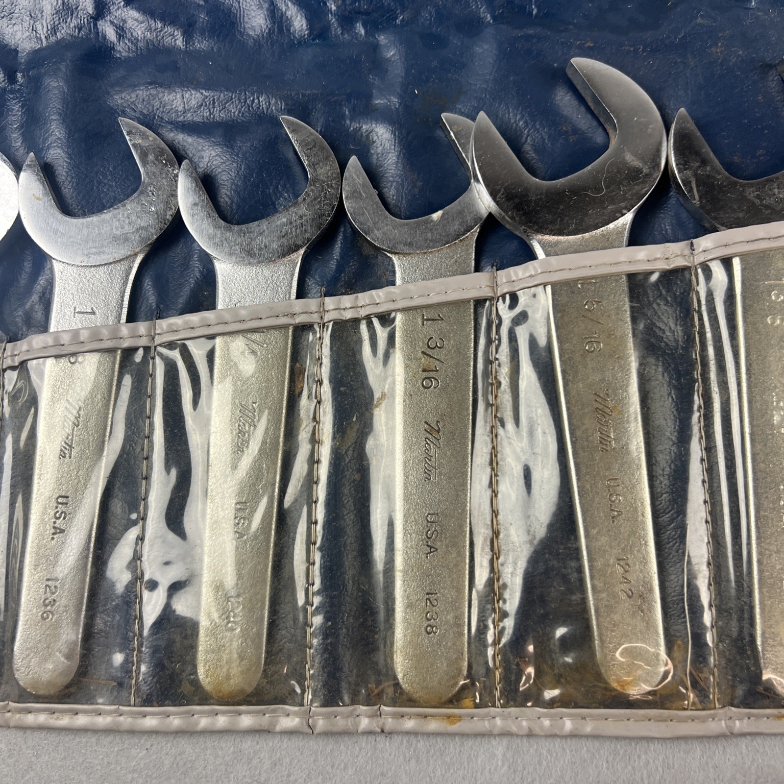 Martin SW11K 11 Piece Angle Wrench Set 30 Degree Thin Pattern USA Made