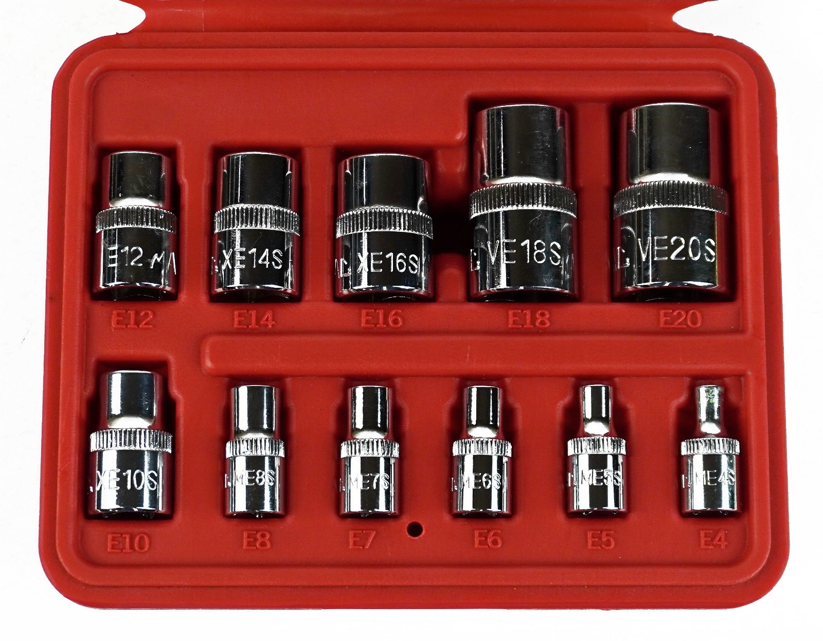 MAC Tools SMXVE11B 11 Piece Inverted Star Socket Set w/ Case-A