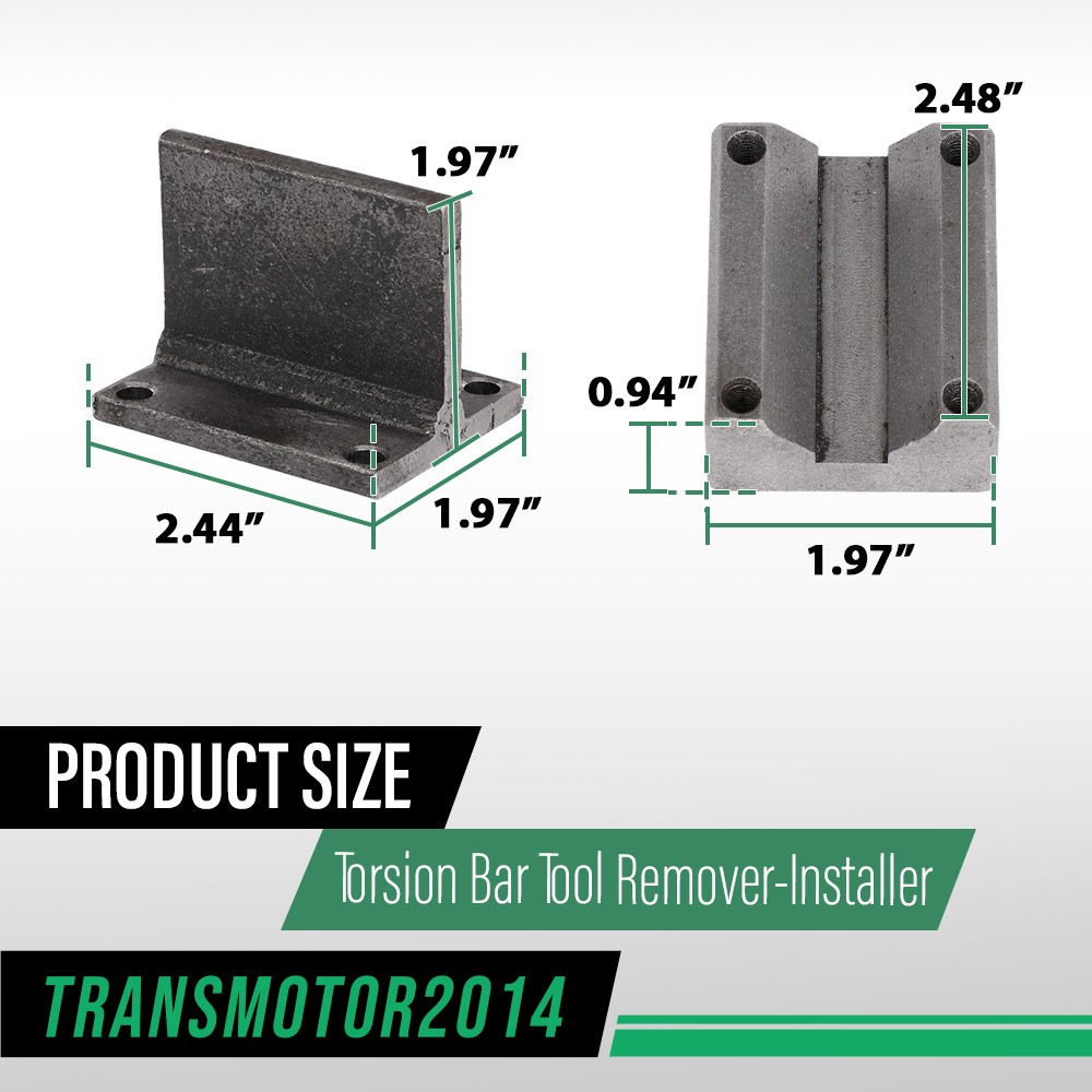 NEW Set Torsion Bar Tool Remover Installer A, B, E, C Body Iron 1-1/4″ diameter