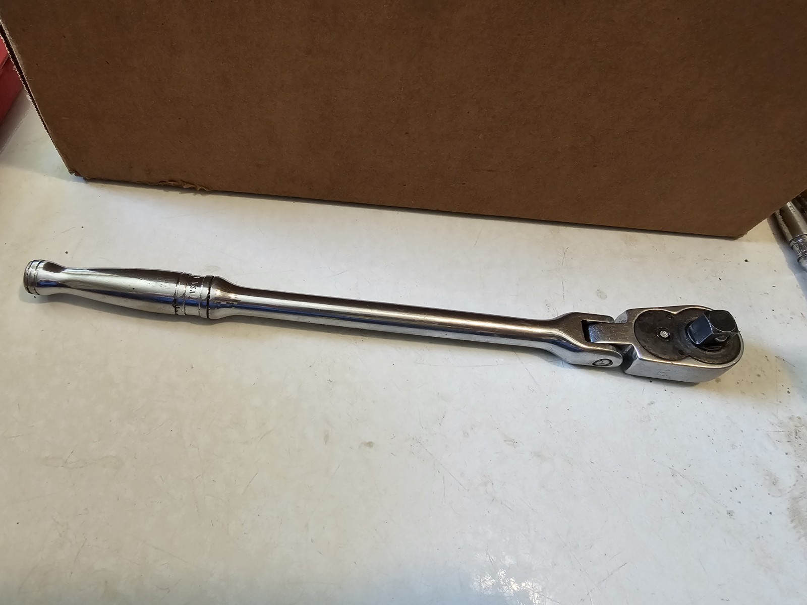 Snap On F-731 Swivel Long Handle Rachet