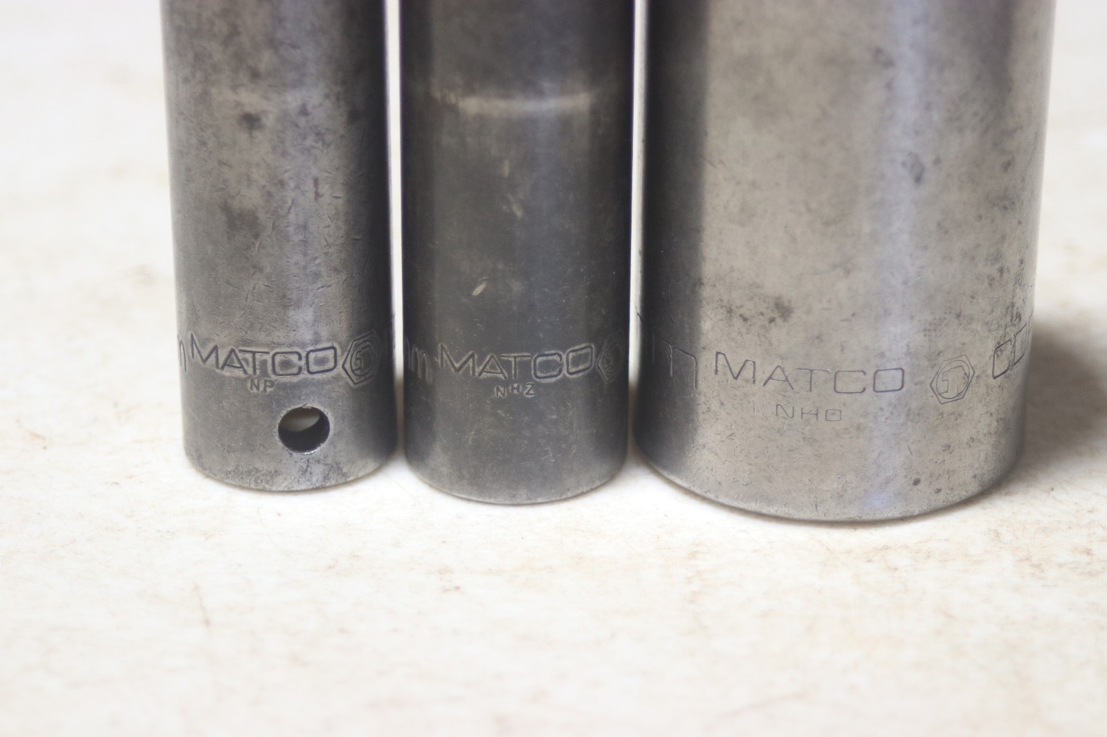 Matco Tools Metric 1/2 Inch Drive Deep Impact Socket Lot 13mm 16mm 32mm